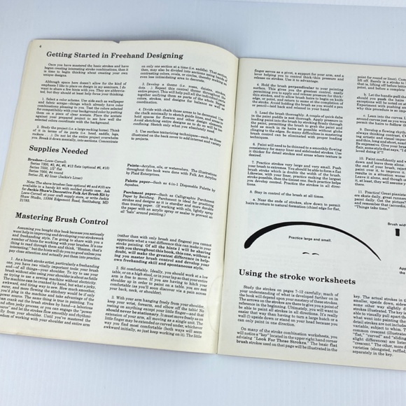 Jackie's Freehanding Seminar Book 1 Decorative Painting Magazine 1984 Shaw - Picture 9 of 10